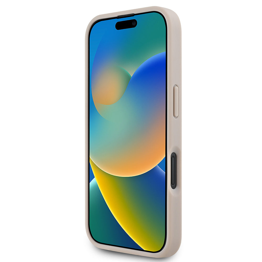 iPhone 16 Kılıf Karl Lagerfeld Orjinal Lisanslı M-safe Şarj Özellikli KL Yazılı Hot Stamp Kılıf