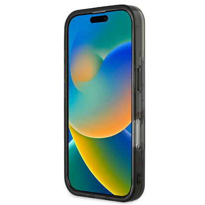 iPhone 16 Kılıf Karl Lagerfeld Orjinal Lisanslı Simli KL Yazılı Monogram Gradient Kılıf