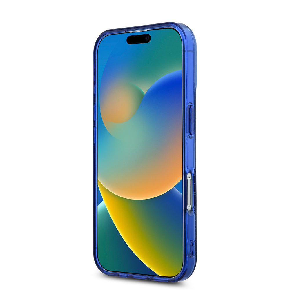 iPhone 16 Kılıf Lacoste Orjinal Lisanslı M-safe Şarj Özellikli IML Baskılı Gümüş Timsah Logolu Monogram Kılıf