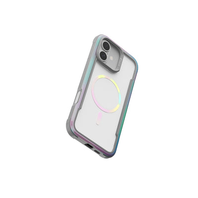 Apple iPhone 16 Kılıf Magsafe Şarj Özellikli Airbagli Raptic Shield 2.0 Serisi Şeffaf Arka Yüzey Kapak Siyah