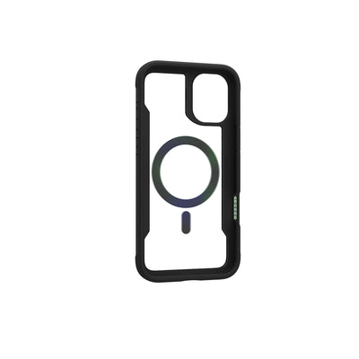 Apple iPhone 16 Kılıf Magsafe Şarj Özellikli Airbagli Raptic Shield 2.0 Serisi Şeffaf Arka Yüzey Kapak Siyah