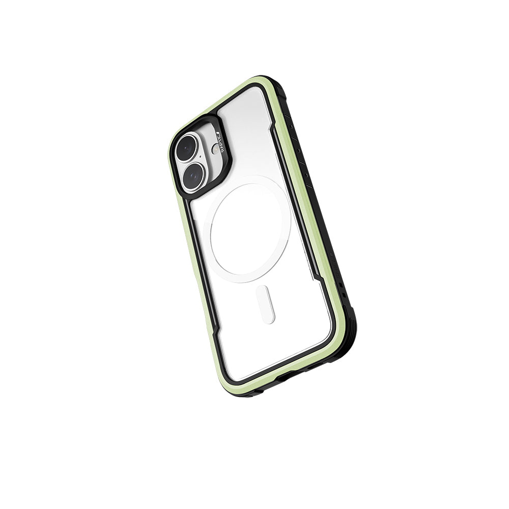 iPhone 16 Kılıf M-safe Şarj Özellikli Airbagli Raptic Shield Serisi Şeffaf Arka Yüzey Kılıf