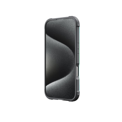Apple iPhone 16 Kılıf M-safe Şarj Özellikli Airbagli Raptic Shield Serisi Şeffaf Arka Yüzey Kapak Yeşil