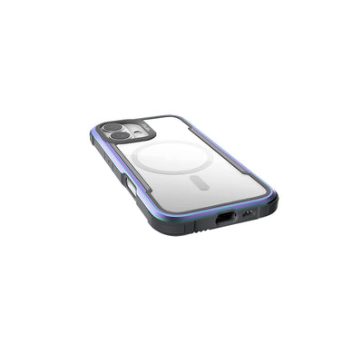 Apple iPhone 16 Kılıf M-safe Şarj Özellikli Airbagli Raptic Shield Serisi Şeffaf Arka Yüzey Kapak Siyah