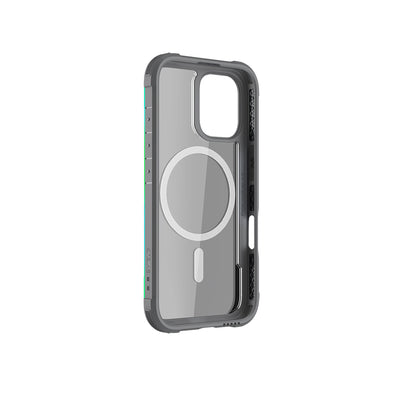 Apple iPhone 16 Kılıf M-safe Şarj Özellikli Airbagli Raptic Shield Serisi Şeffaf Arka Yüzey Kapak Colorful