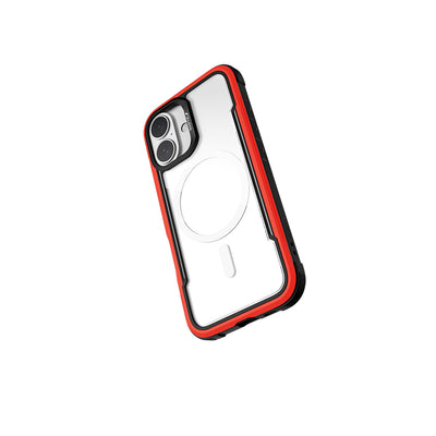 Apple iPhone 16 Kılıf M-safe Şarj Özellikli Airbagli Raptic Shield Serisi Şeffaf Arka Yüzey Kapak Yeşil