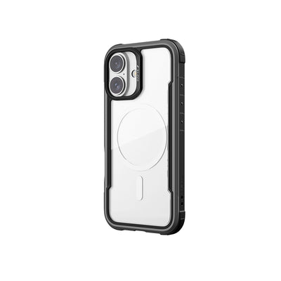 Apple iPhone 16 Kılıf M-safe Şarj Özellikli Airbagli Raptic Shield Serisi Şeffaf Arka Yüzey Kapak Yeşil
