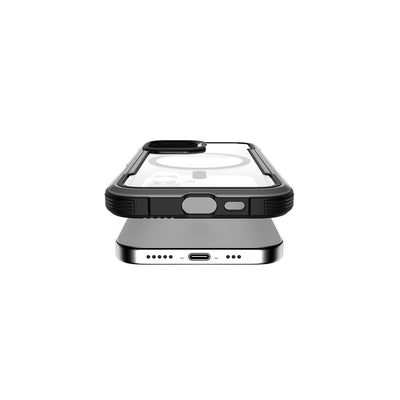 Apple iPhone 16 Kılıf M-safe Şarj Özellikli Airbagli Raptic Shield Serisi Şeffaf Arka Yüzey Kapak Yeşil