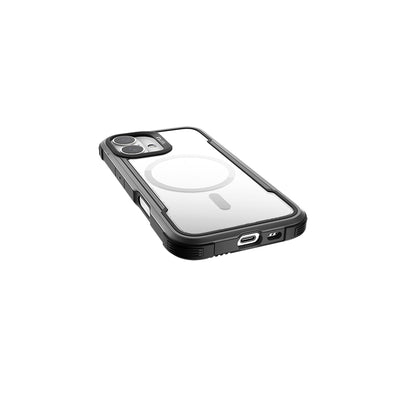 Apple iPhone 16 Kılıf M-safe Şarj Özellikli Airbagli Raptic Shield Serisi Şeffaf Arka Yüzey Kapak Yeşil