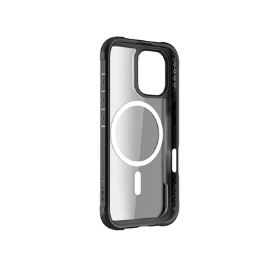 Apple iPhone 16 Kılıf M-safe Şarj Özellikli Airbagli Raptic Shield Serisi Şeffaf Arka Yüzey Kapak Yeşil