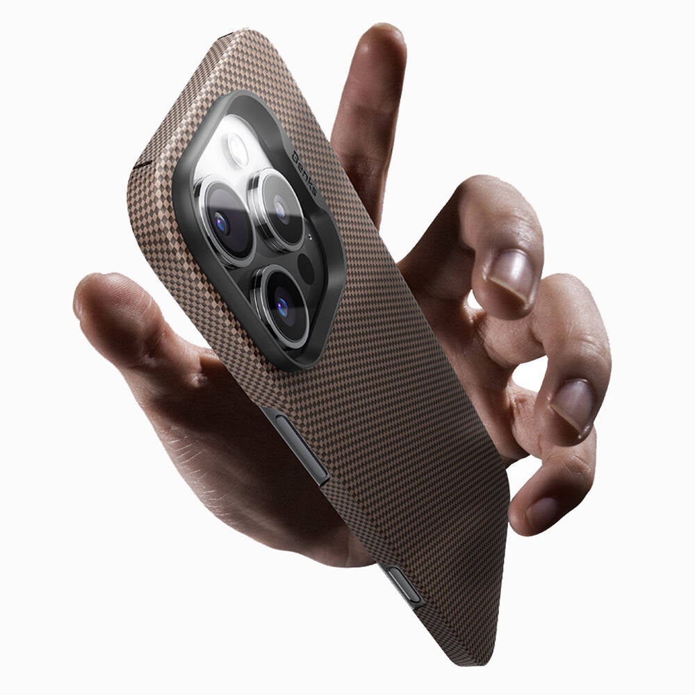 iPhone 16 Kılıf M-safe Şarj Özellikli Benks ArmorTint Serisi ArmorAir Kevlar Kılıf