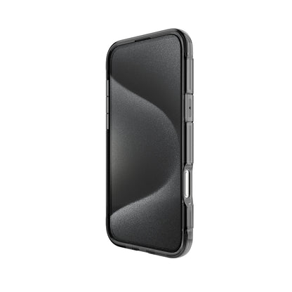 iPhone 16 Kılıf M-safe Şarj Özellikli Raptic Air Serisi Airbag Tasarımlı Metal Köşelikli Şeffaf Kılıf