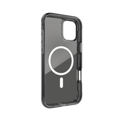 iPhone 16 Kılıf M-safe Şarj Özellikli Raptic Air Serisi Airbag Tasarımlı Metal Köşelikli Şeffaf Kılıf