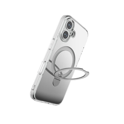 iPhone 16 Kılıf M-safe Şarj Özellikli Raptic Air Stand Serisi Aynalı Arka Yüzey Standlı Kılıf