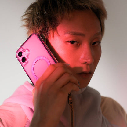 iPhone 16 Kılıf M-safe Şarj Özellikli Şeffaf Airbag Tasarımlı Skinarma Saido Kılıf