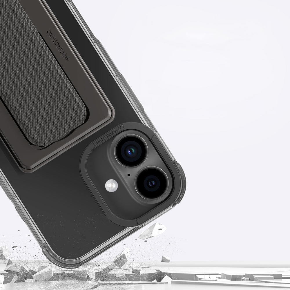 iPhone 16 Kılıf M-safe Şarj Özellikli Standlı Set Amazingthing Omni Adventure Serisi Kılıf