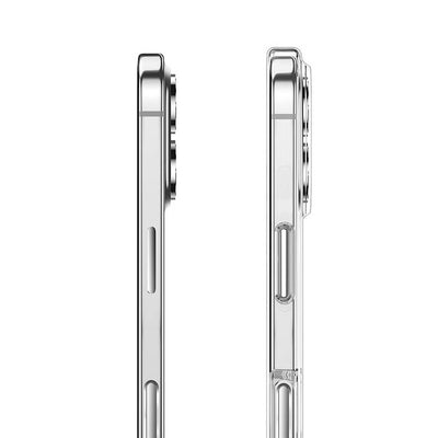 Apple iPhone 16 Kılıf Magsafe Şarj Özellikli Transparan Sert PC Wlons Pita Kapak Şeffaf