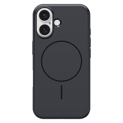 Apple iPhone 16 Kılıf M-safe Şarj Özellikli Wlons Frego Kapak Siyah