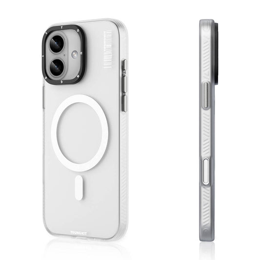 iPhone 16 Kılıf M-safe Şarj Özellikli Youngkit Hidden Sand Serisi Kılıf