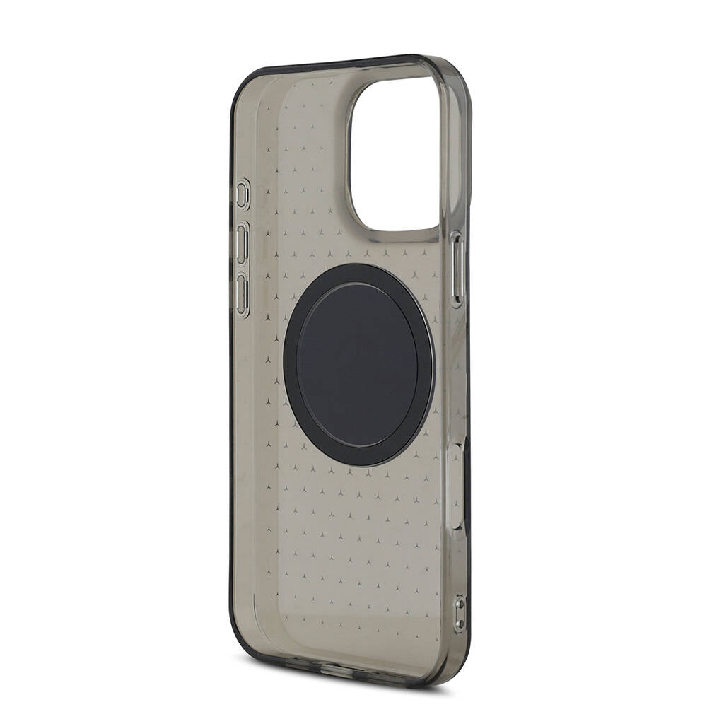 iPhone 16 Pro Max Kılıf Mercedes Benz Orjinal Lisanslı M-safe Şarj Özellikli Yıldız Desenli Transparan Kılıf