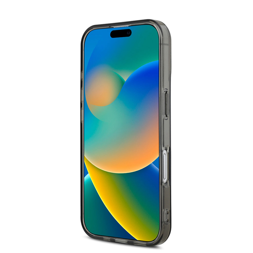 iPhone 16 Kılıf Mercedes Benz Orjinal Lisanslı M-safe Şarj Özellikli Saydam Yüzey Silver Ring Kılıf