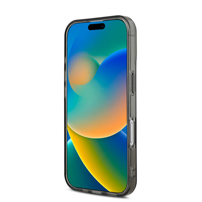 iPhone 16 Kılıf Mercedes Benz Orjinal Lisanslı M-safe Şarj Özellikli Saydam Yüzey Silver Ring Kılıf