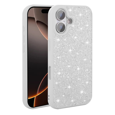 Apple iPhone 16 Kılıf Parlak Taşlı Tasarım Zore Pırlanta Kapak Gold