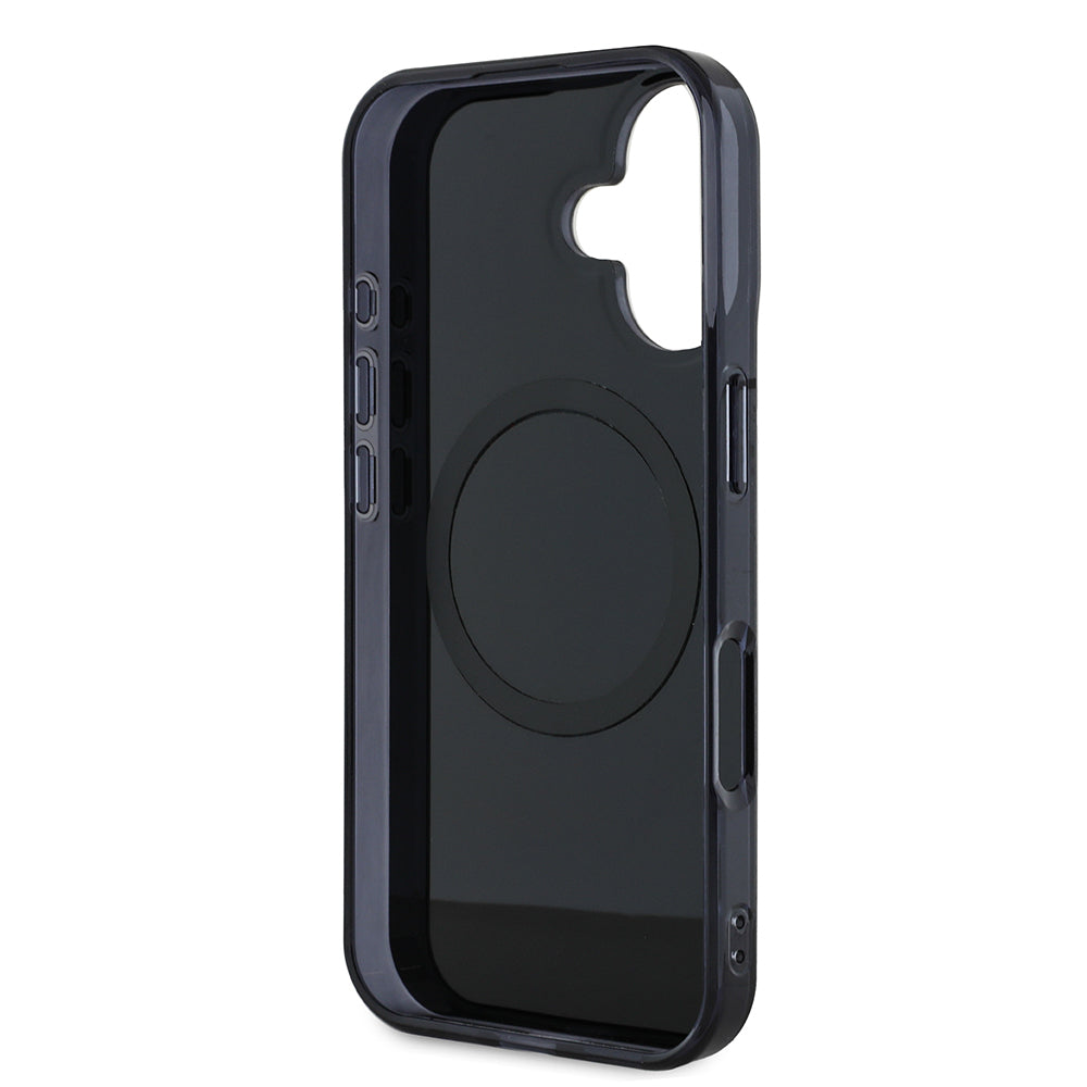 Apple iPhone 16 Kılıf Redbull Orjinal Lisanslı M-safe Şarj Özellikli Çift Katmanlı Sert PC Büyük Boy MV Kapak Lacivert