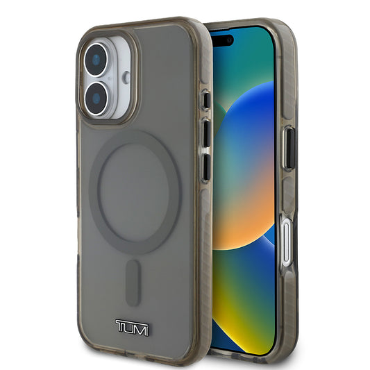 iPhone 16 Kılıf TUMI Orjinal Lisanslı M-safe Şarj Özellikli Airbagli Transparan Kılıf