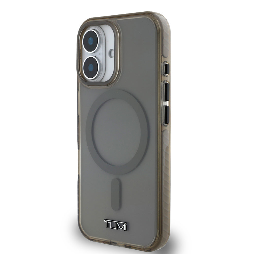 iPhone 16 Kılıf TUMI Orjinal Lisanslı M-safe Şarj Özellikli Airbagli Transparan Kılıf