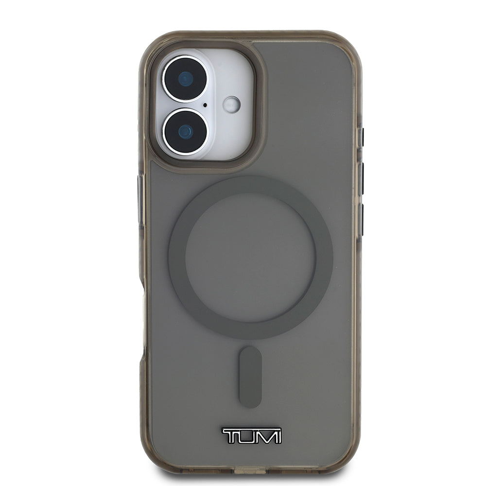 iPhone 16 Kılıf TUMI Orjinal Lisanslı M-safe Şarj Özellikli Airbagli Transparan Kılıf