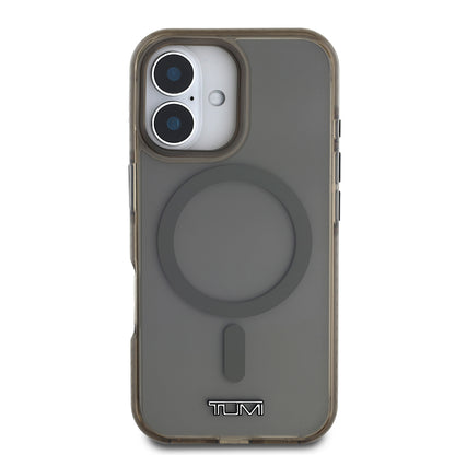 iPhone 16 Kılıf TUMI Orjinal Lisanslı M-safe Şarj Özellikli Airbagli Transparan Kılıf