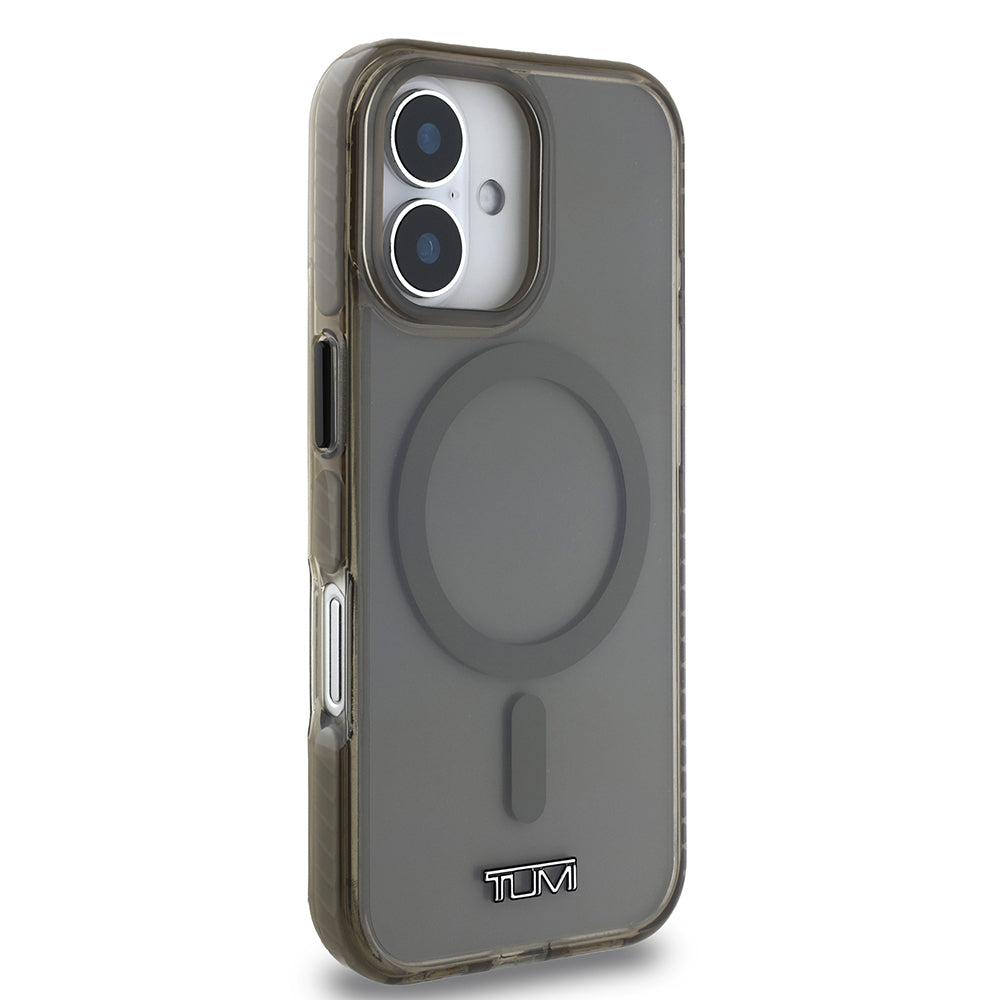 iPhone 16 Kılıf TUMI Orjinal Lisanslı M-safe Şarj Özellikli Airbagli Transparan Kılıf