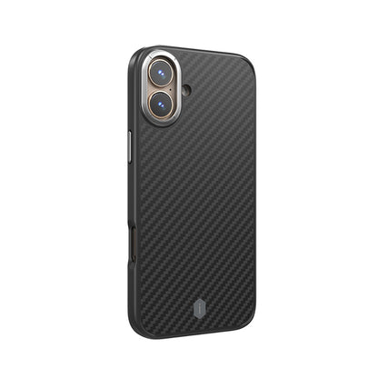 iPhone 16 Kılıf Wiwu DCC-205 M-safe Şarj Özellikli Aramid Fiber Tasarım Kevlar Kılıf