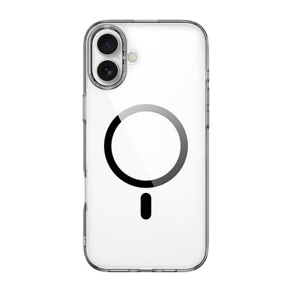 iPhone 16 Kılıf Wiwu MCC-101 iShield Pro Serisi M-safe Şarj Özellikli Crystal Sert PC Kılıf