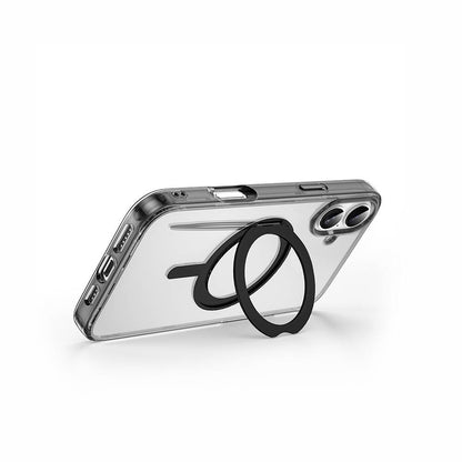 iPhone 16 Kılıf Wiwu MCC-201 iShield Ultra Serisi M-safe Şarj Özellikli Standlı Crystal Sert PC Kılıf