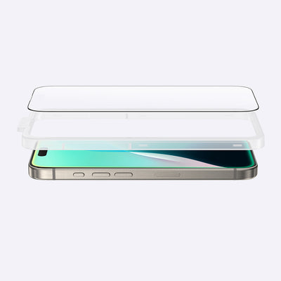 Apple iPhone 16 Plus Amazingthing Radix Mat Parmak İzi Bırakmayan Temperli Cam Ekran Koruyucu Siyah