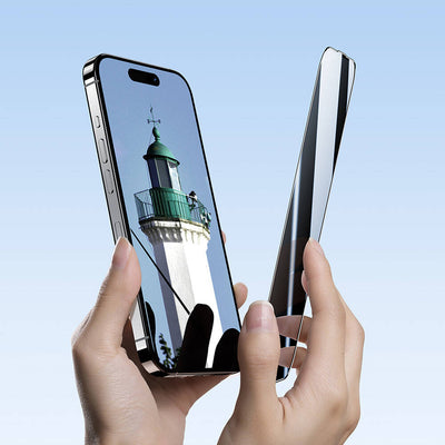 Apple iPhone 16 Plus Benks Ultra Shield 0.4mm Privacy Ekran Koruyucu + Kolay Uygulama Aparatlı Siyah