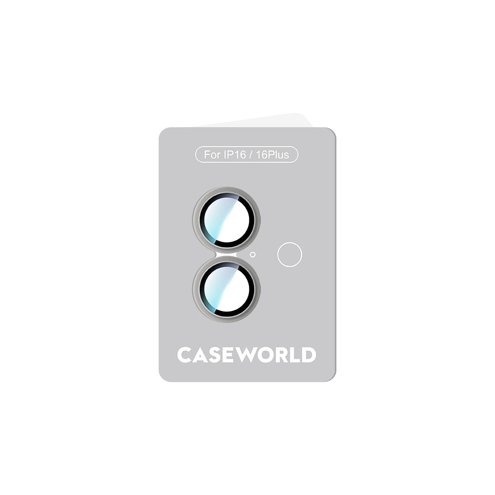 iPhone 16 Plus CaseWorld Alloy Serisi Oleofobik Anti Reflective Kamera Lens Koruyucu