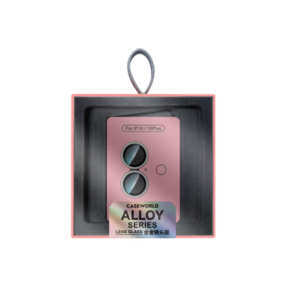 iPhone 16 Plus CaseWorld Alloy Sparkling Diamond Serisi Taşlı Lens Koruyucu
