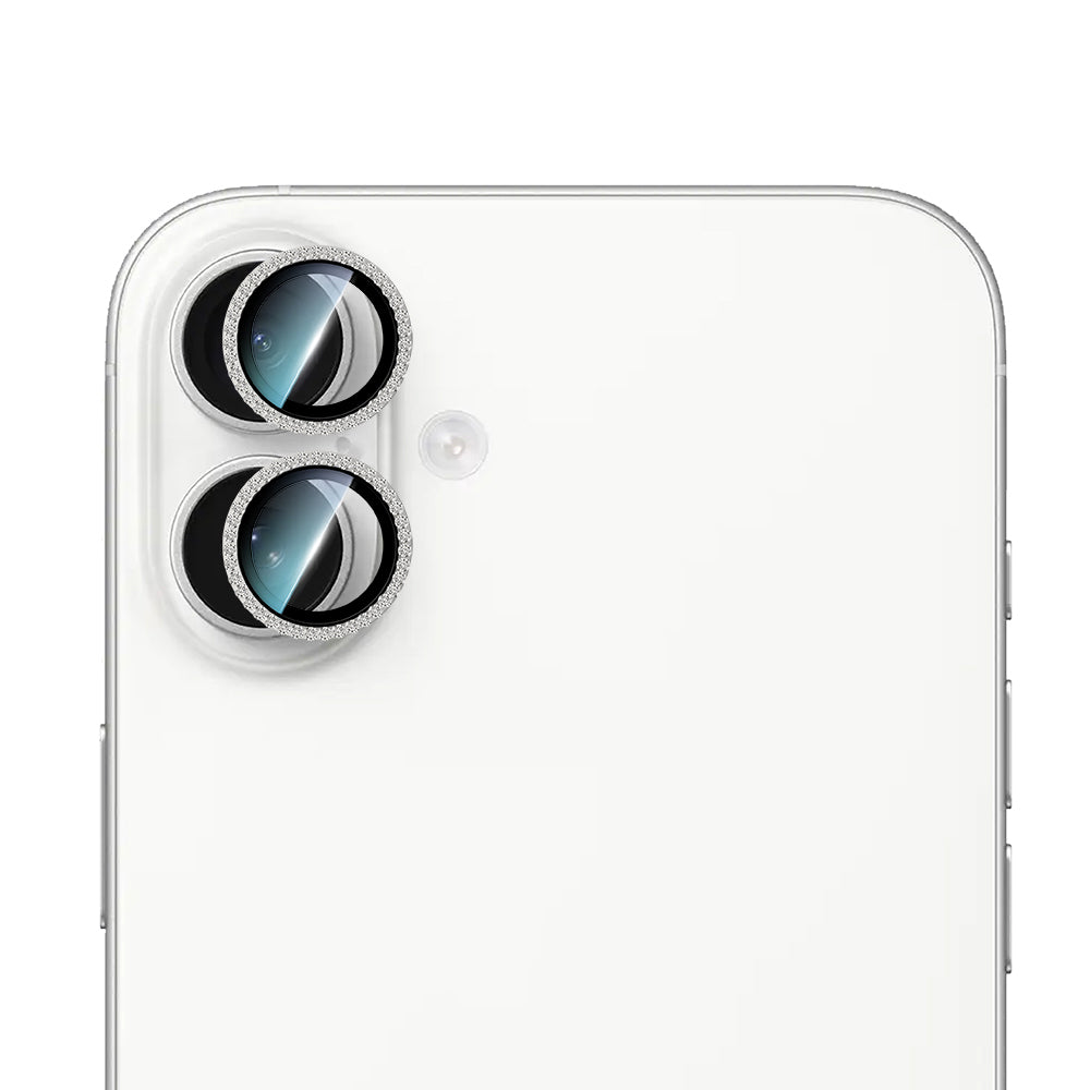 iPhone 16 Plus CaseWorld Alloy Sparkling Diamond Serisi Taşlı Lens Koruyucu