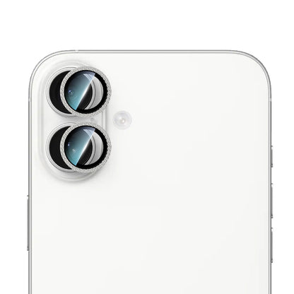 iPhone 16 Plus CaseWorld Alloy Sparkling Diamond Serisi Taşlı Lens Koruyucu