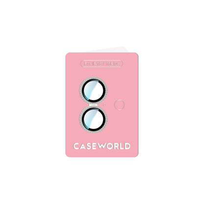 iPhone 16 Plus CaseWorld Alloy Sparkling Diamond Serisi Taşlı Lens Koruyucu