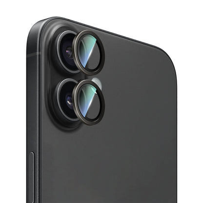 iPhone 16 Plus CaseWorld Alloy Two-Color Serisi Lens Koruyucu