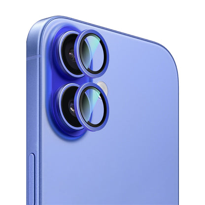iPhone 16 Plus CaseWorld Alloy Two-Color Serisi Lens Koruyucu