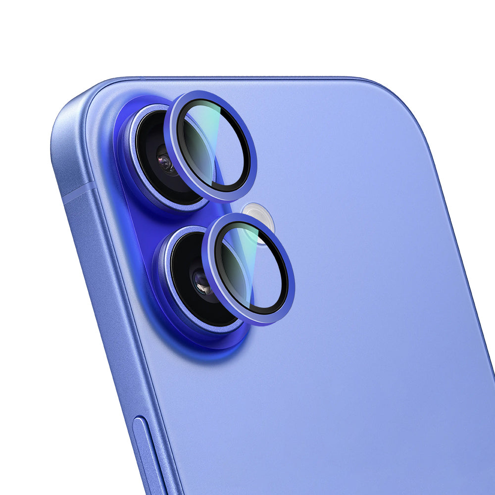 iPhone 16 Plus CaseWorld Alloy Two-Color Serisi Lens Koruyucu