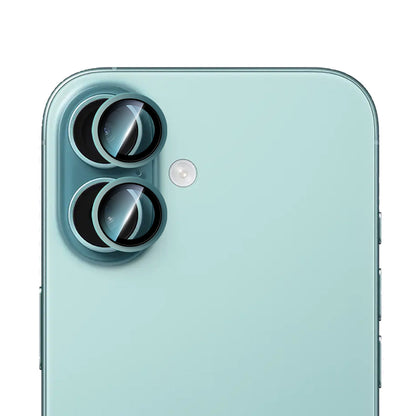 iPhone 16 Plus CaseWorld Alloy Two-Color Serisi Lens Koruyucu