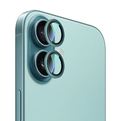 iPhone 16 Plus CaseWorld Alloy Two-Color Serisi Lens Koruyucu