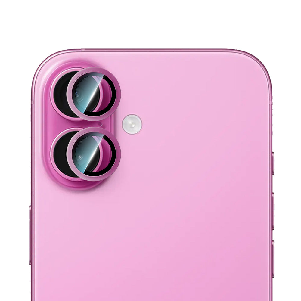 iPhone 16 Plus CaseWorld Alloy Two-Color Serisi Lens Koruyucu