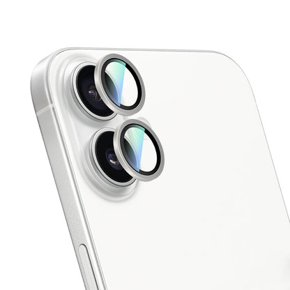 iPhone 16 Plus CaseWorld Alloy Two-Color Serisi Lens Koruyucu